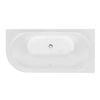Avita A-line z przelewem szczelinowym, 160x75cm, wersja lewa, akrylowa, biała