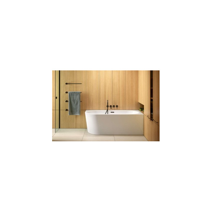 Avita A-line z przelewem szczelinowym, 160x75cm, wersja lewa, akrylowa, biała