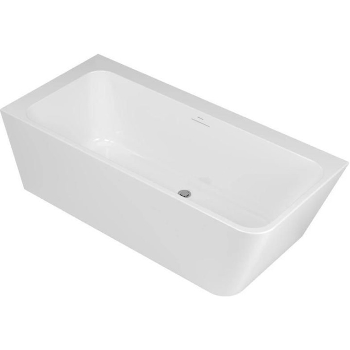 Wanna wolnostojąca przyścienna Excellent Lila 2.0, 150x72cm, akrylowa, z przelewem, biała