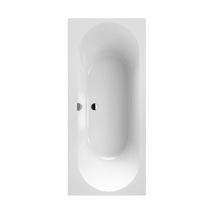 Wanna prostokątna Villeroy & Boch OBERON 2.0, 180x80,  Weiss Alpin