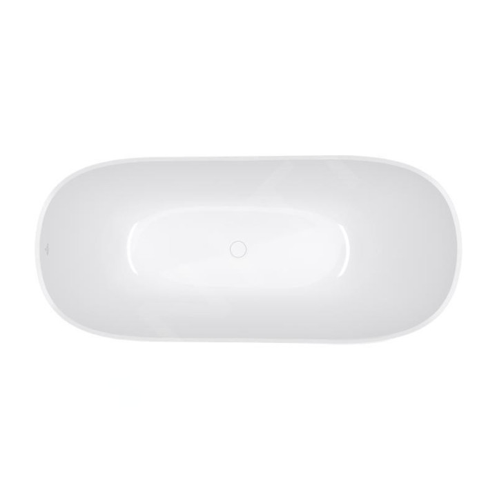 Wanna wolnostojąca Villeroy&Boch Theano, 175x75cm, Quaryl - weiss alpin