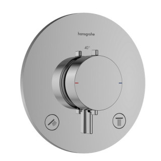 PYTAJ O RABAT ! Bateria termostatyczna Hansgrohe Ecostat S, podtynkowa z zaworem odcinającym, element zewnętrzny 1-odbiornik