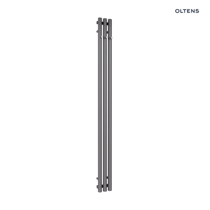 Grzejnik dekoracyjny Oltens Stang 180x15 cm - czarny mat