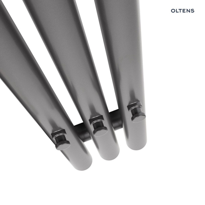 Grzejnik dekoracyjny Oltens Stang 180x15 cm - czarny mat