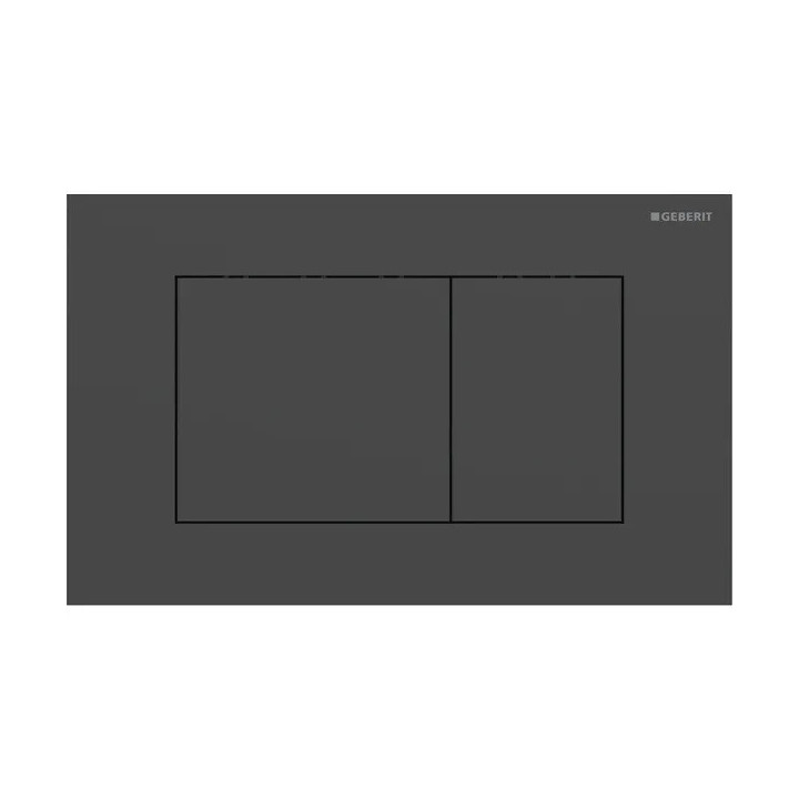 Przycisk uruchamiający Geberit Sigma40 do spłukiwania dwudzielnego, okrągły - czarny mat