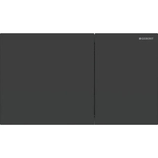 Przycisk uruchamiający Geberit Sigma40 do spłukiwania dwudzielnego, okrągły, stal nierdzewna - biały mat