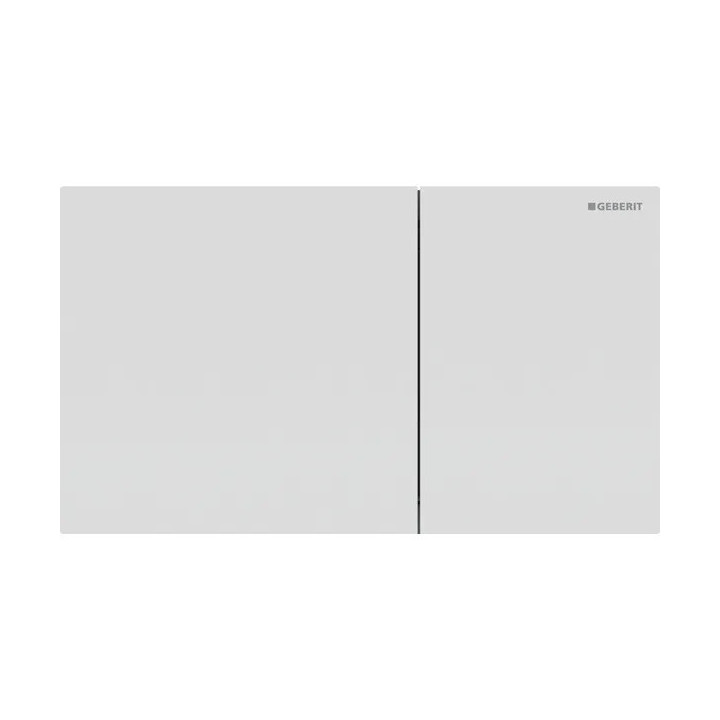 Przycisk uruchamiający Geberit Sigma70 do spłukiwania dwudzielnego, prostokątny, stal nierdzewna - szczotkowany