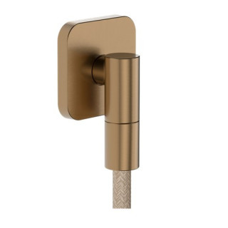 Punktowy zestaw prysznicowy Hansgrohe Raindance Alive Select S 125 3jet EcoSmart z tekstylnym wężem Designflex 160 cm - brąz szc