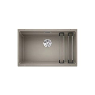 Zlewozmywak Blanco Subline  350/150-U ceramiczny PuraPlus bez korka autoamtycznego 56.7x45.6cm, magnolia połysk