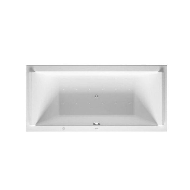 Wanna z hydromasażem Duravit Happy D.2 190x90 cm, wariant hydromasażu Air-System - biała