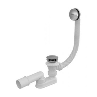 Syfon wannowy z przelewem Ravak z przelewem, sterowany cięgnem, 570 mm - biały mat