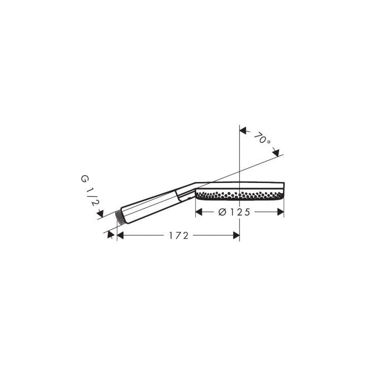 Słuchawka/ Główka prysznicowa Hansgrohe Raindance Select S 120 3jet, DN 15, złoty optyczny polerowany