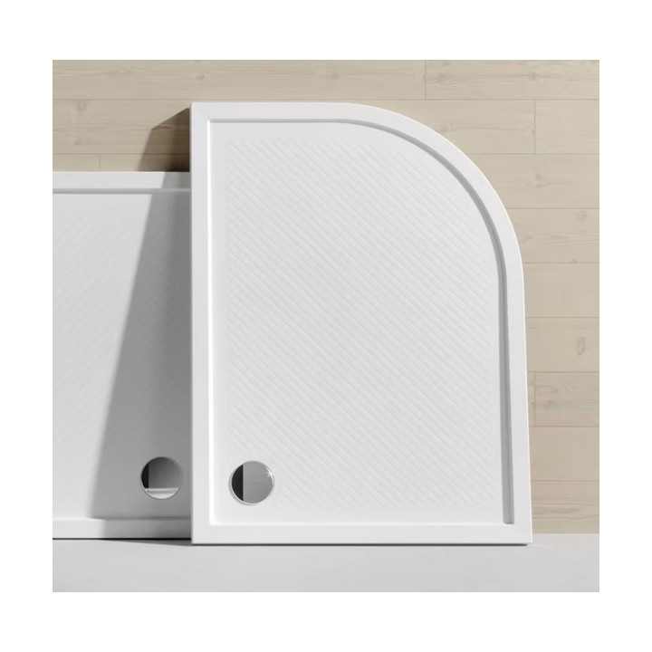 Brodzik Huppe Purano półokrągły 90x120 cm