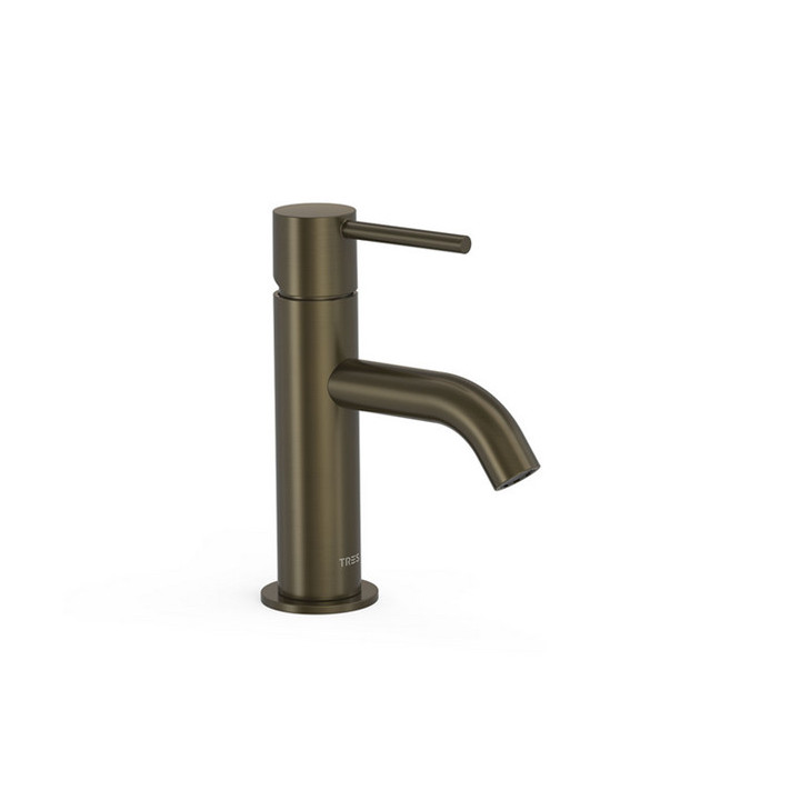 Bateria umywalkowa Tres Study Colors, stojąca, wysokość 175mm, złoty matowy