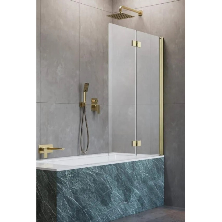 Parawan nawannowy Radaway Nes PNJ 100, lewy, szkło przejrzyste, 100x150cm, profil chrom