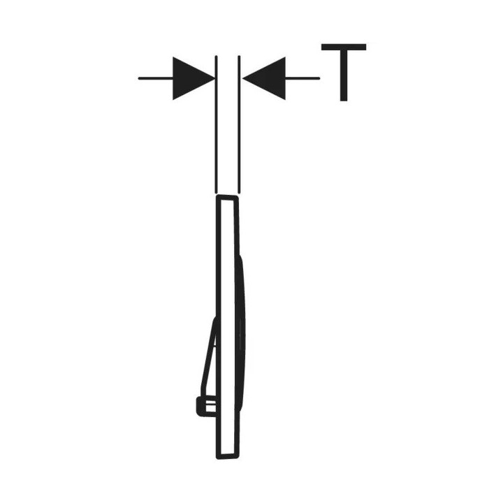 Przycisk uruchamiający do WC Geberit Sigma 20 czarny/chrom błyszczący/czarny, 2 zakresy- sanitbuy.pl