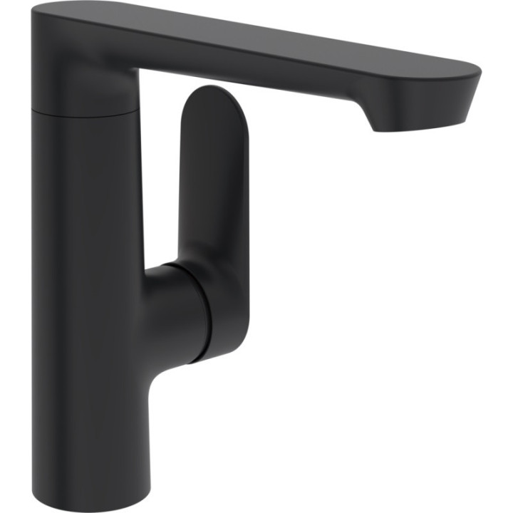 Bateria umywalkowa HansaGenesis z bocznym uchwytem mieszacza, stojąca, jednouchwytowa - chrom