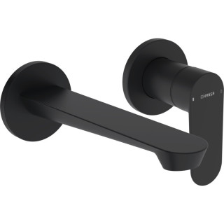 Bateria umywalkowa HansaGenesis, element natynkowy, wylewka 20,3 cm - chrom