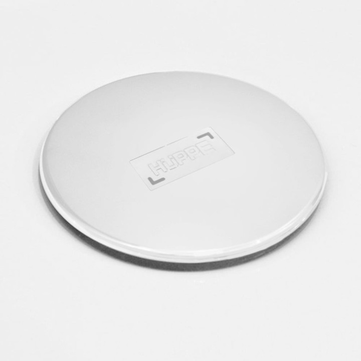 Syfon i korek Hüppe EasyStep okrągły, chrom, przepływ 0,8 l/s- sanitbuy.pl