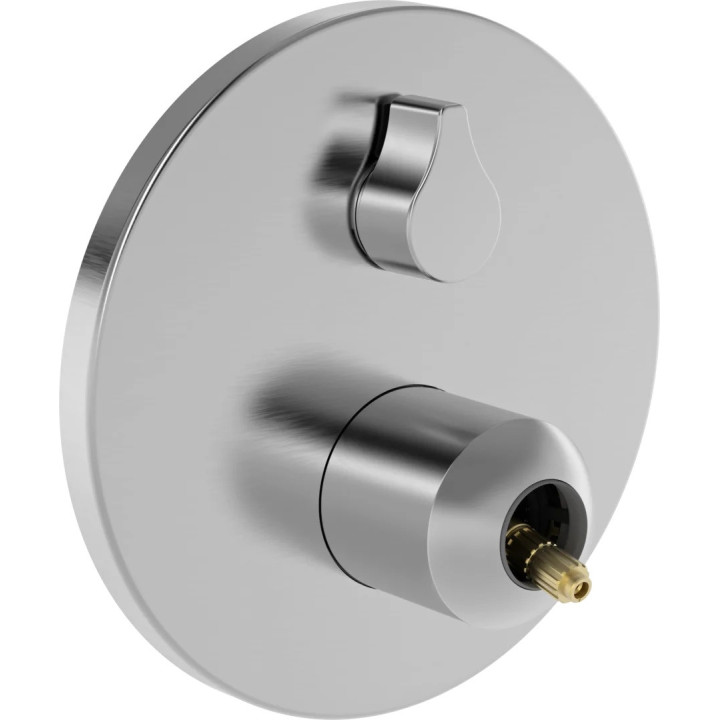 Bateria umywalkowa HansaGenesis, element natynkowy, wylewka 20,3 cm - chrom