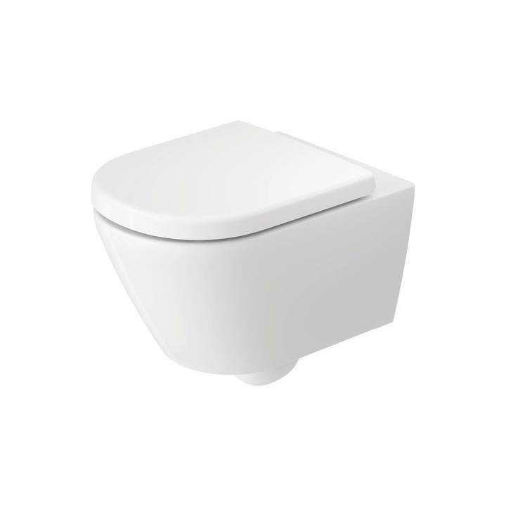 Miska WC wisząca Duravit D-Code, 54x35,5 cm HygieneGlaze, z półką - biała