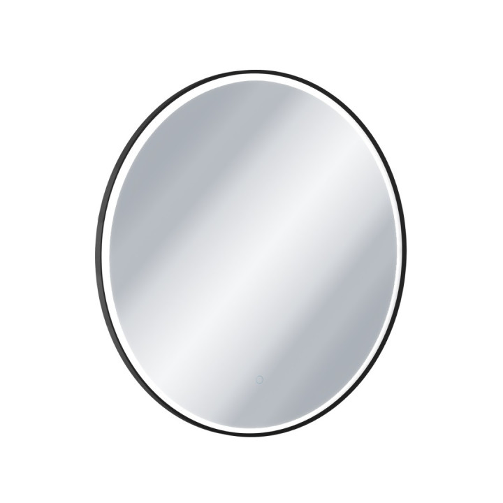 Lustro prostokątne Excellent Revia, wiszące, 100x50cm, czarny mat