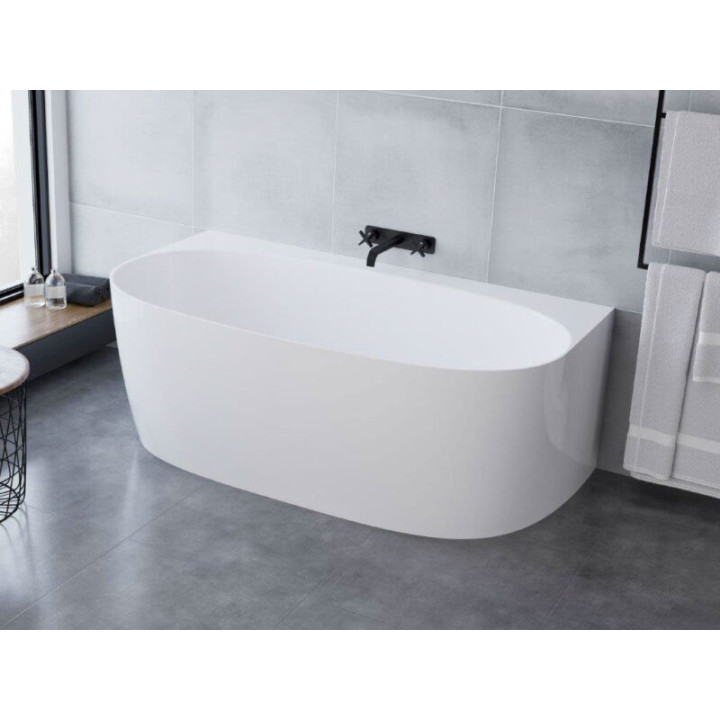 Miska wc wisząca Emporia Nox 49×37 cm, bezrantową, z deską wolnoopadająca Slim - biały połysk