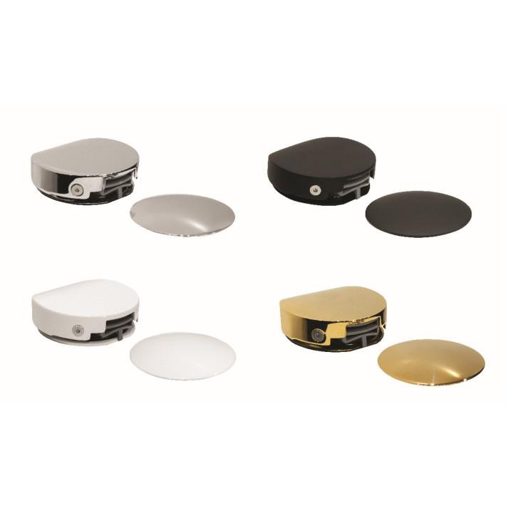 Wanna przyścienna Besco Vica New, 170x80 cm, akrylowa, biała + syfon złoty z napełnieniem przez przelew