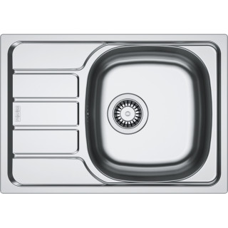 Zlewozmywak Franke Spark SKL 611-78/50 XL do zabudowy, jednokomorowy z ociekaczem - stal szlachetna len