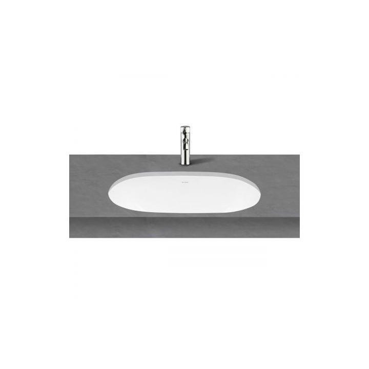 Umywalka podblatowa Oltens Drammen, prostokątna 48x36,5 cm, z powłoką SmartClean - biała