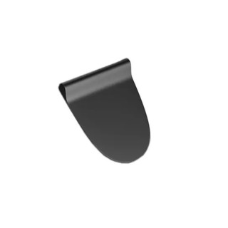 Pisuar Catalano Sfera 54, wiszący, z otworami na pokrywę czarny mat