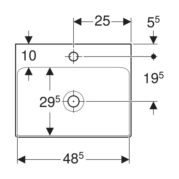 Miska wisząca WC Geberit ONE, TurboFlush, z deską sedesową, panel dekoracyjny: chrom błyszczący