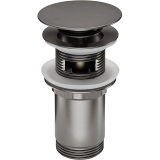 Korek Deante do umywalki lub bidetu z tuleją, uniwersalny - biały