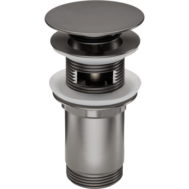 Korek Deante do umywalki lub bidetu z tuleją, uniwersalny - biały