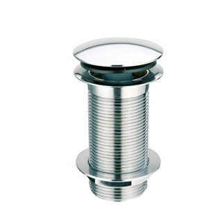 Spust umywalkowy McAlpine, klik-klak, biały