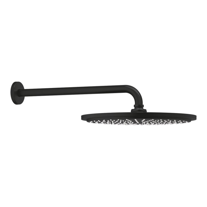 Deszczownica Grohe Rainshower Cosmopolitan 310, ramię ścienne 380mm, brushed hard graphite