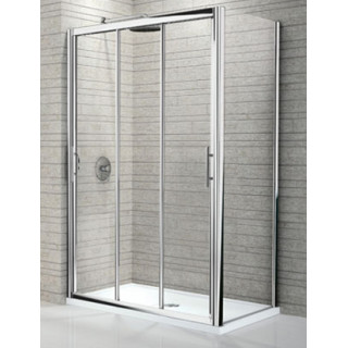 Drzwi przesuwne Novellini Lunes P 114-120 cm trzyczęściowe- sanitbuy.pl