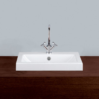 Umywalka Alape AB.R585H.1 stawiana na blacie 585x405 mm- sanitbuy.pl