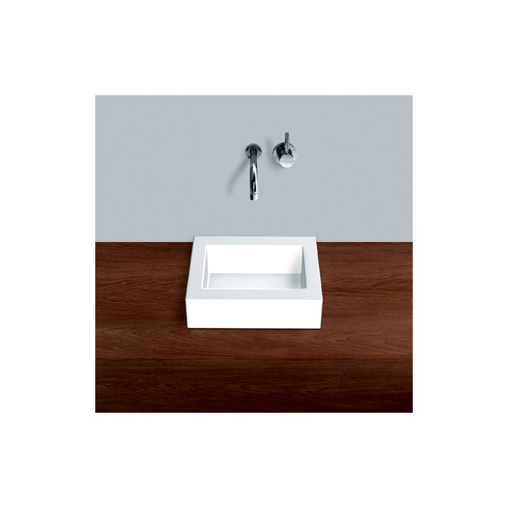 Umywalka Alape AB.Q450.1 stawiana na blacie 450x450 mm- sanitbuy.pl
