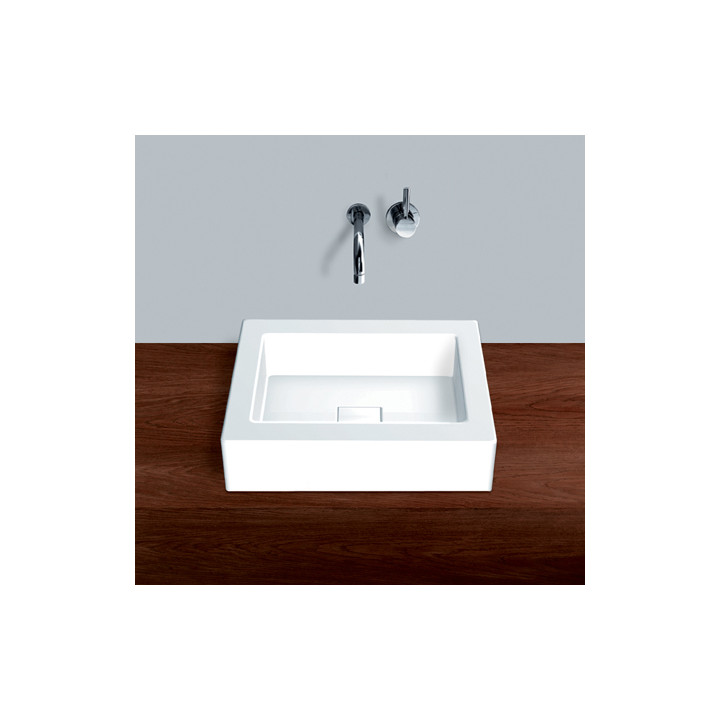 Umywalka Alape AB.Q450.1 stawiana na blacie 450x450 mm- sanitbuy.pl