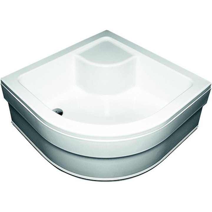 Brodzik Ravak Sabina 80 półokrągły z siedziskiem- sanitbuy.pl