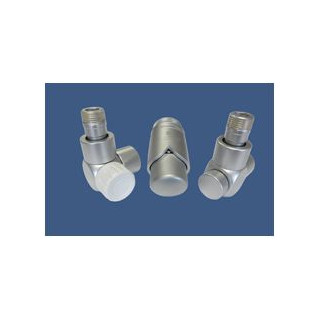 Zestaw łazienkowy Schlosser Exclusive osiowo prawy satyna do rur ze stali- sanitbuy.pl