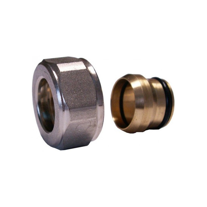 Złączka zaciskowa Schlosser do rur z miedzi, chrom- sanitbuy.pl