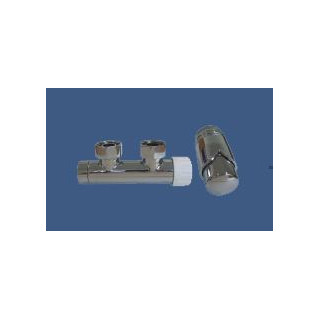 Zestaw Schlosser Duo-Plex kątowy prawy, chrom + nypel 2szt. 1/2 x 3/4- sanitbuy.pl