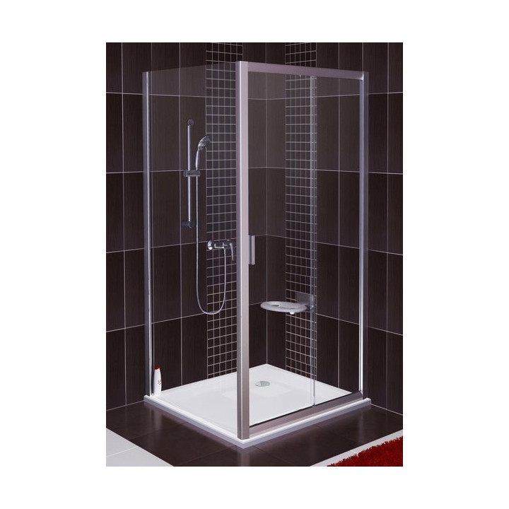 Ścianka stała BLPS-100 Ravak Blix, satyna + transparent- sanitbuy.pl