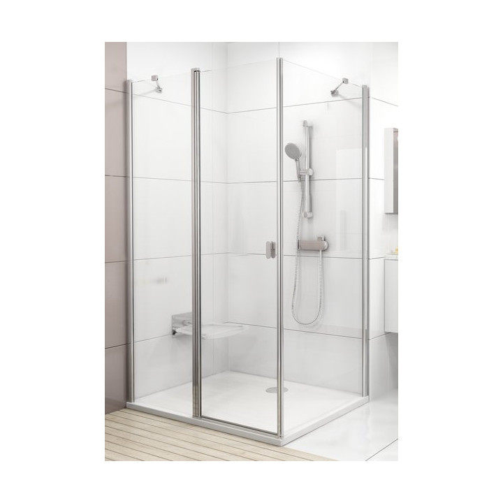 Kabina narożna CRV2-110 Ravak Chrome z wejściem z rogu, połysk + transparent- sanitbuy.pl