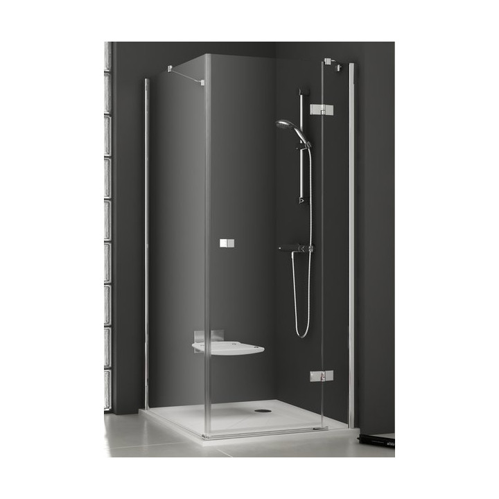 Ścianka stała SMPS-100P Ravak SmartLine - wersja prawa, chrom + transparent- sanitbuy.pl