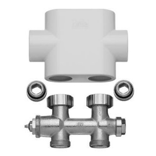 Moduł przyłączeniowy Kermi prosty - biały- sanitbuy.pl