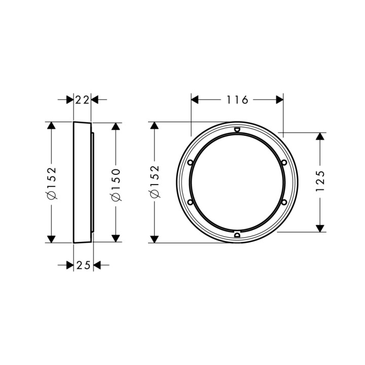 Rozeta maskująca 150 mm- sanitbuy.pl