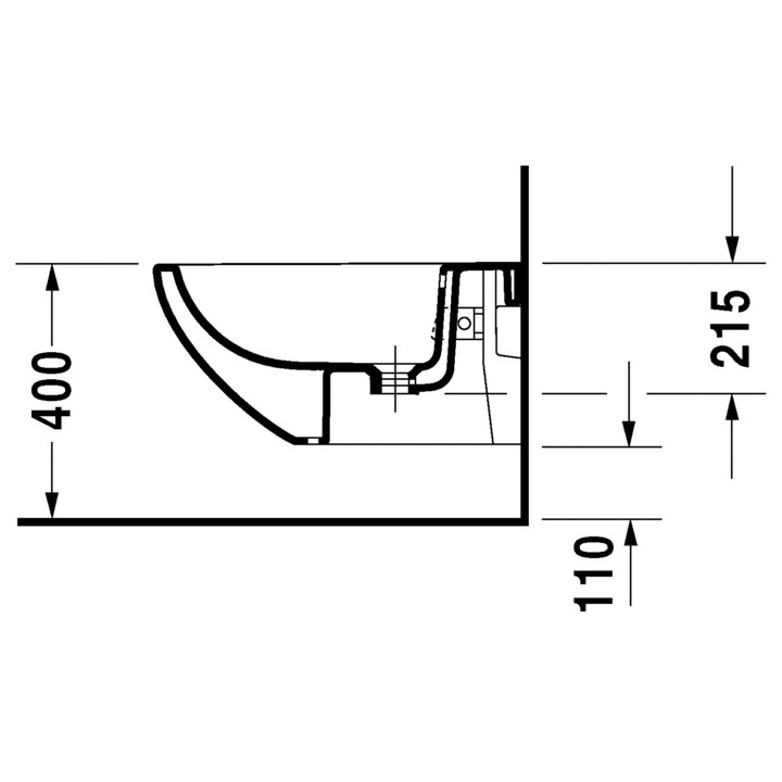 Bidet Duravit Architec wiszący- sanitbuy.pl
